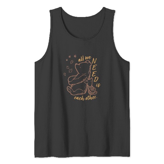 Disneyss Winnie The Pooh Piglet All We Need Is Each Other Tank Tops