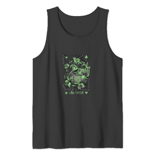 Disneyss The Nightmare Before Christmas Oogie Boogie Card Tank Tops