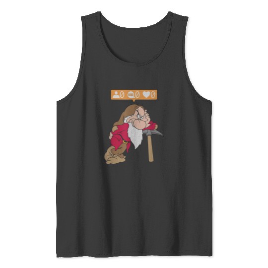 Disneyss Snow White The Seven Dwarfs Grumpy Doesn't Like Tank Tops