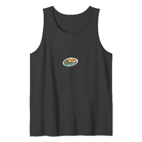 Disneyss Hannah Montana Ricos Surf Shop Logo Tank Tops