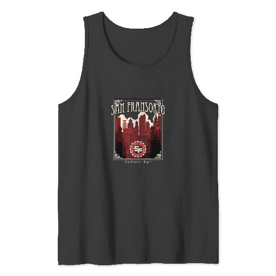 Discover Disney Big Hero 6 San Fransokyo City Destination Tank Tops