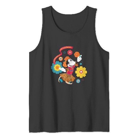 Discover Disney Minnie Mouse Dia de los Muertos Celebrando Tank Tops