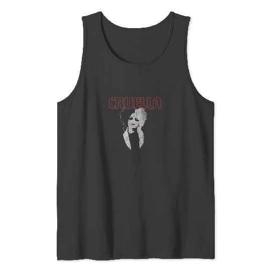 Discover Disney Cruella Dark Portrait Tank Tops
