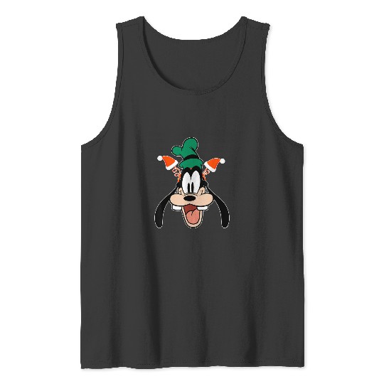Discover Disney Goofy Christmas Santa Hat Holiday Headban Tank Tops