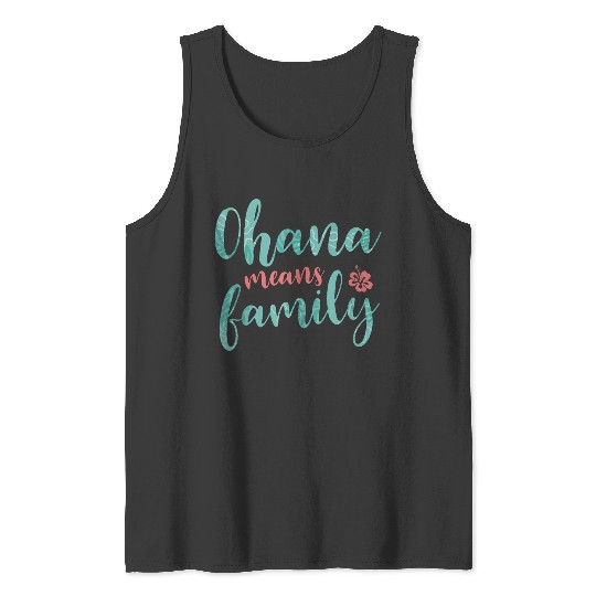 Disneyss Lilo Stitch Ohana Means Family Tank Tops