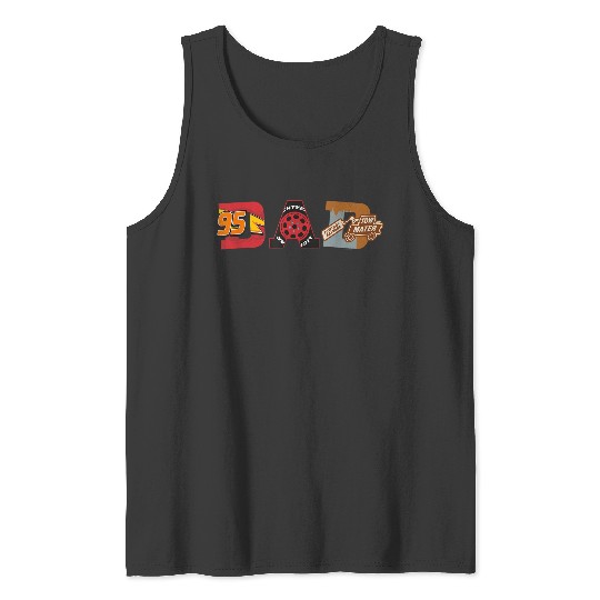 Discover Disney And Pixars Cars Dad Fathers Day Birthday Tank Tops