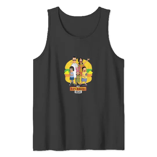 The Bobs Burgers Movie Logo Tank Tops