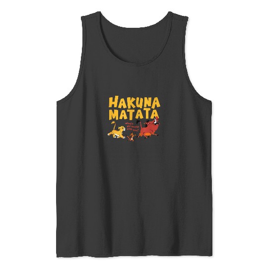 Discover Disney The Lion King Simba Timon Pumbaa Hakuna M Tank Tops