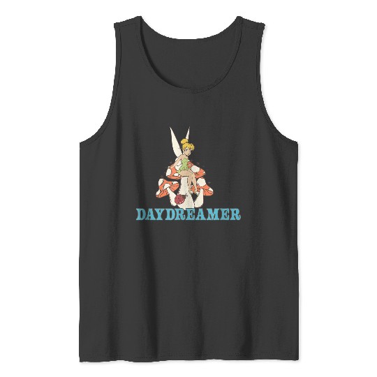 Disneyss Peter Pan Tinker Bell Daydreamer Mushrooms Poster Tank Tops