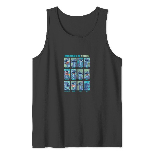 Discover Disney Lilo Stitch Emotions Of Stitch Box Up Pan Tank Tops
