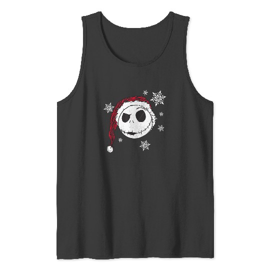Discover Disney Nightmare Before Christmas Snowflake Holiday Short Sleeve T-Shirt Tank Tops