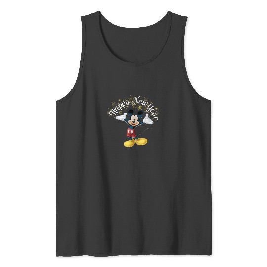 Discover Disney New Years Mickey Mouse Happy New Year Por Tank Tops