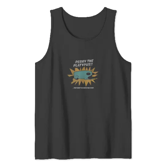 Disney Phineas And Ferb Perry The Platypus Tank Tops