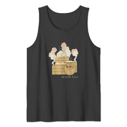 Disneyss Pixars Bao Weekend Feels Vintages Dumpling Print Tank Tops