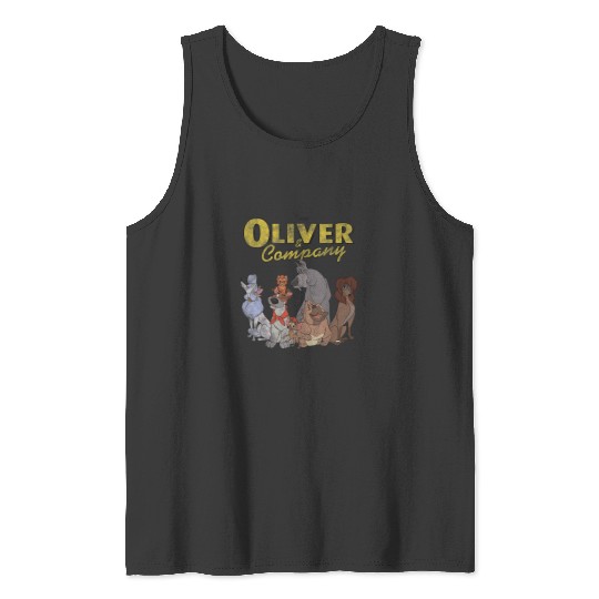 Disney Oliver And Company Group Shot  Portrait Tank Tops