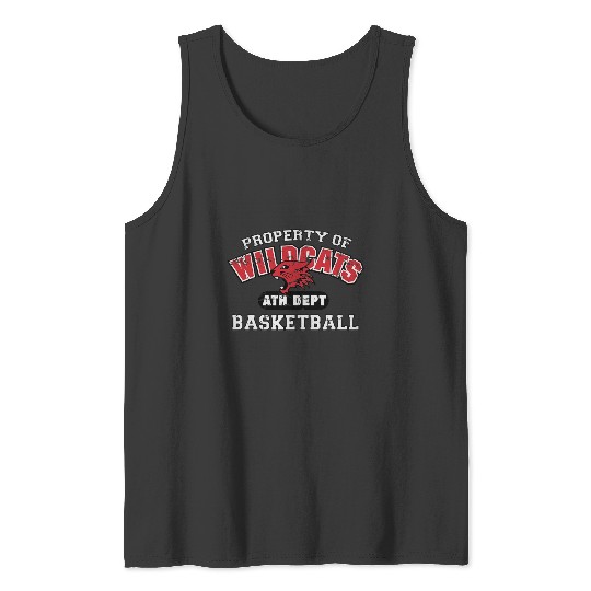 Disney High School Musical The Series Wildcats Distressed Tank Tops