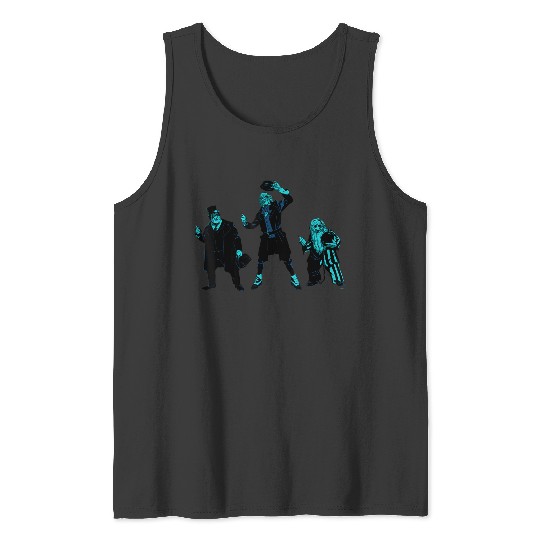 Discover Disney Haunted Mansion Movie Hitchhiking Ghosts Trio Tank Tops