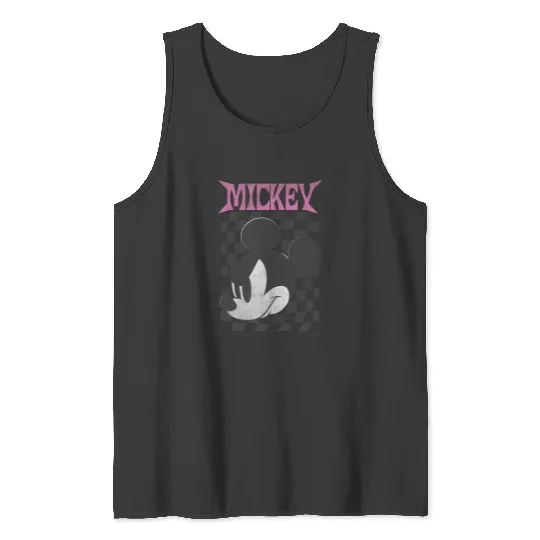 Discover Disney Mickey Mickey Checkered Tank Tops