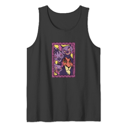 Discover Disney The Lion King 30th Anniversary Scar And Hyenas Idiots Tank Tops