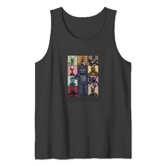Five Nights At Freddys Eras Tour Tank Tops