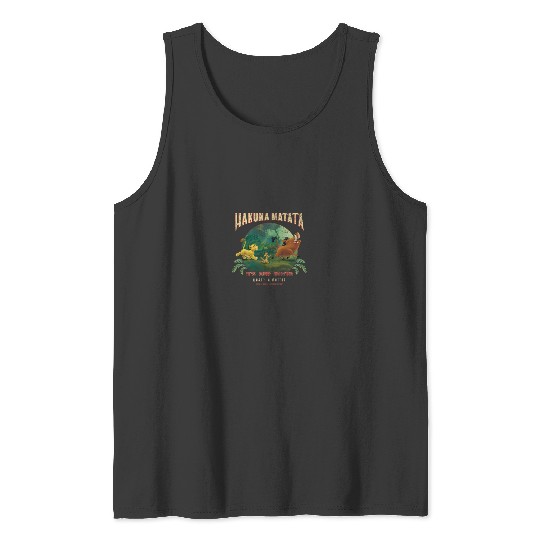 Disneyss Lion King Hakuna Matata Motto Simba Timon Pumbaa Tank Tops