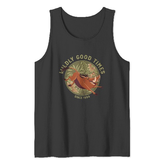 Disneyss Lion King Anniversary Timon Pumbaa Wildly Good Times Tank Tops