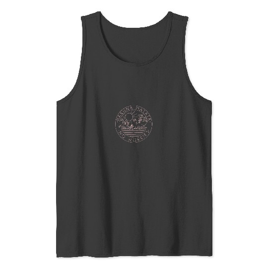 Disneyss The Lion King Hakuna Matata No Worries Outline Logo Tank Tops