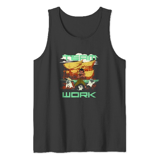 Disneyss Raya And The Last Dragon Team Work Tank Tops