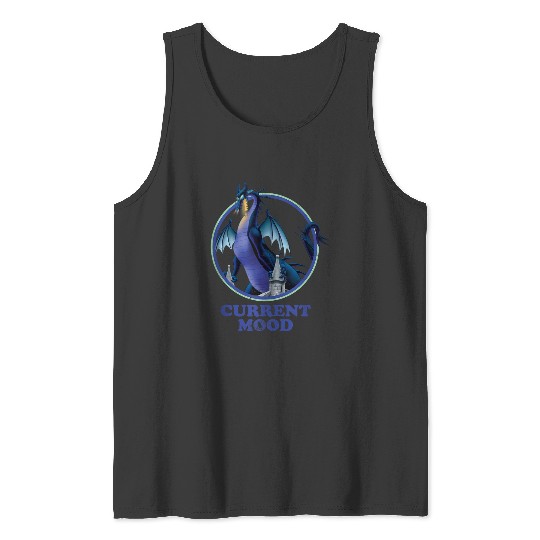 Disneyss Sleeping Beauty Maleficent Dragon Current Mood Tank Tops