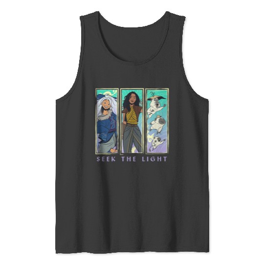 Disneyss Raya And The Last Dragon Seek The Light Panels Tank Tops