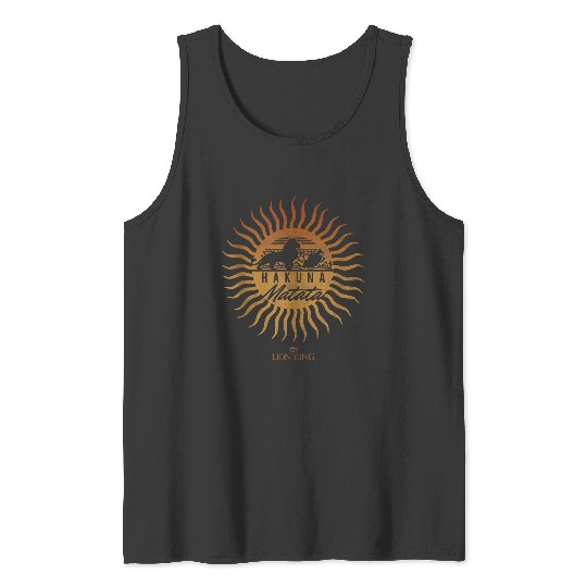 Discover Disneyss The Lion King Sun Rays Gradient Hakuna Matata Tank Tops