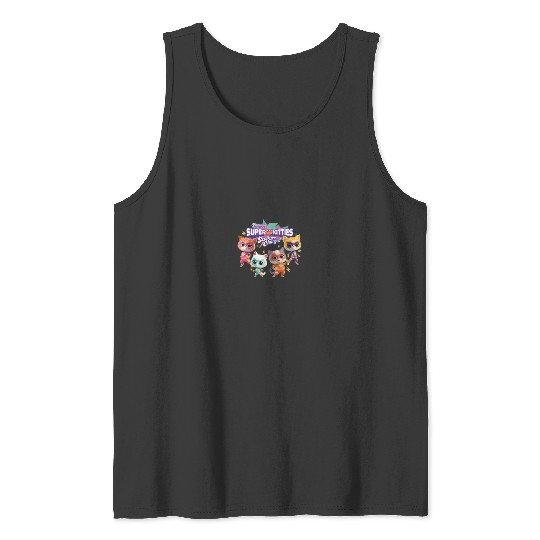 Discover Disneyss Superkitties Su purr Charged Heroic Group shots Tank Tops