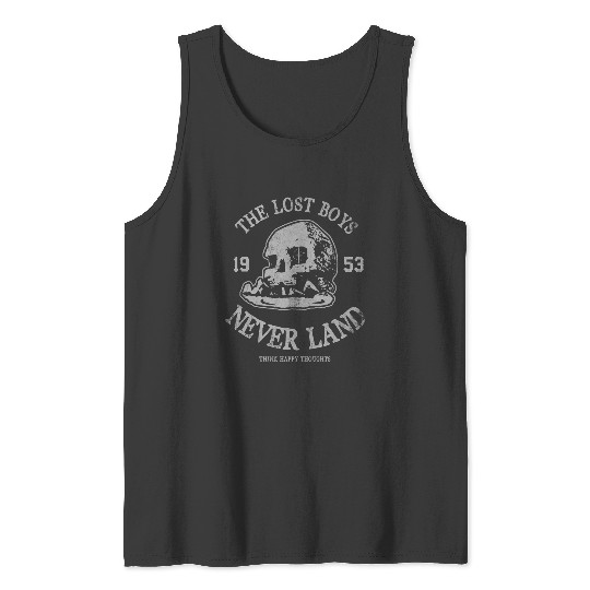 Discover Disney Peter Pan The Lost Boys Think Happy Thoughts Tank Tops