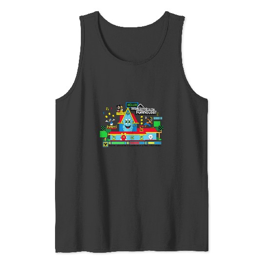 Discover Disney Mickey And Friends Welcome To The Funhouse Retro Tank Tops