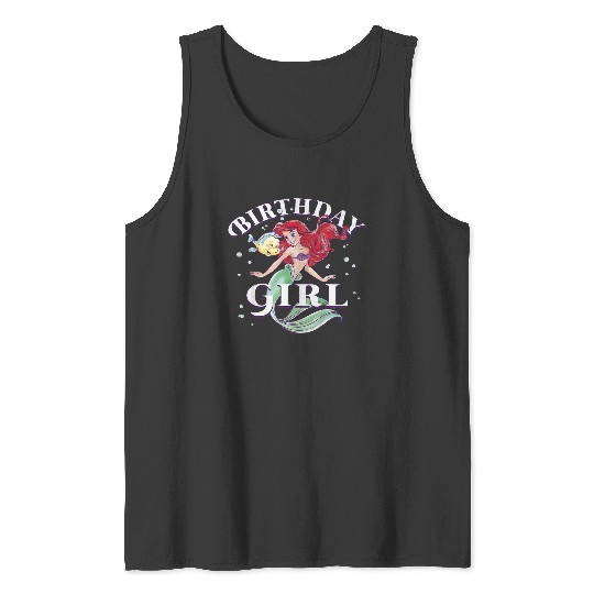 Discover Kids Disney The Little Mermaid Birthday Girl Ari Tank Tops