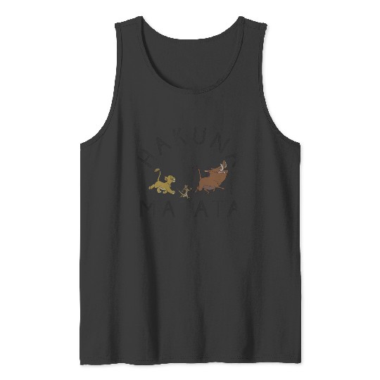 Disneyss Lion King Hakuna Matata Happy Group shots Portrait Tank Tops