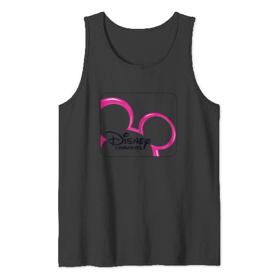 Disney Channel  Mickey Mouse Pink 2000s Logo Tank Tops