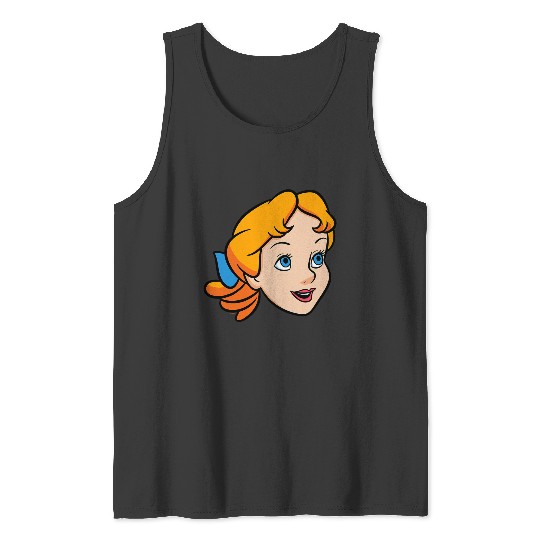 Discover Disney Peter Pan Wendy Darling Big Face Costume Tank Tops