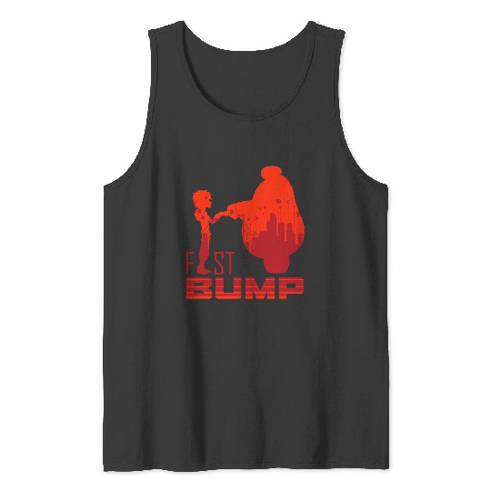 Discover Disney Big Hero 6 Hiro and Baymax Fist Bump Friends Tank Tops