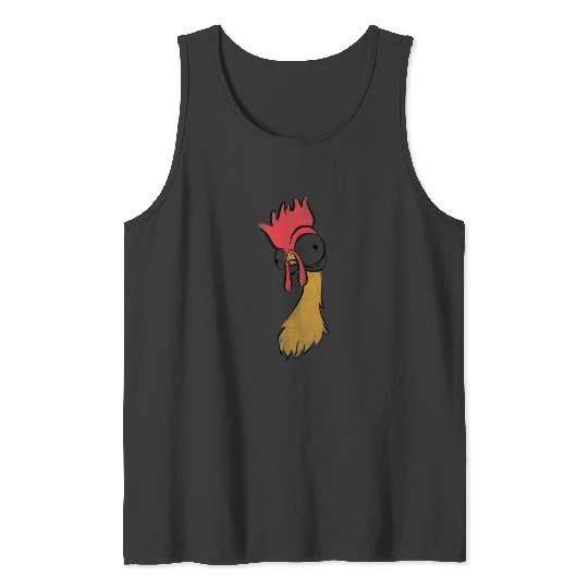 Discover Disney Moana Heihei Rooster Chicken Big Face Costume Tank Tops