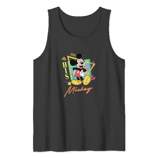 Discover Disney Mickey Mouse 90s Couples Matching His Mickey Tank Tops