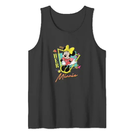 Discover Disney Minnie Mouse 90s Couples Matching Her Minnie Tank Tops
