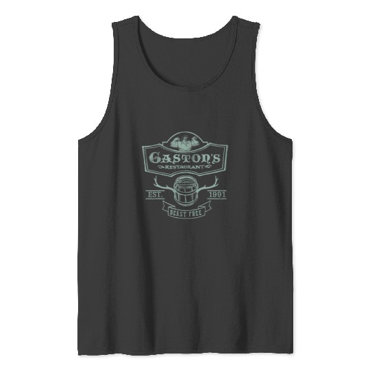 Disney Beauty And The Beast Gaston Tavern 91 Tank Tops
