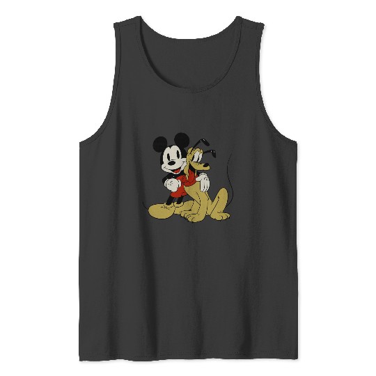 Discover Disney Mickey and Pluto Best Buds Tank Tops