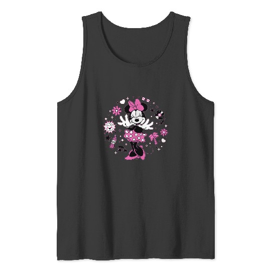 Disney Minnie Mouse Retro Vinyl Summer Tank Tops