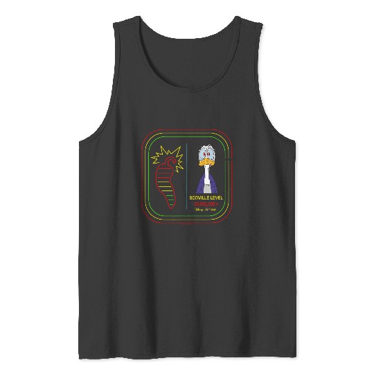 Discover Disney Hot Ones Donald Duck Scoville Level 90000000 Retro Tank Tops
