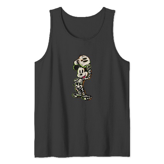 Discover Disney Mickey And Friends Halloween 2024 Mickey skeletons Costume Tank Tops