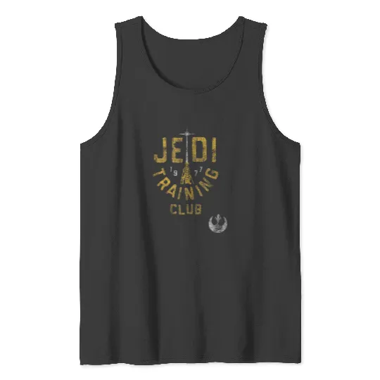 Star Warss Jedi Training Club Distressed Rebels Disney Tank Tops