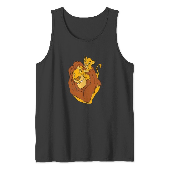 Disney The Lion King Simba and Mufasa Father and Son Tank Tops