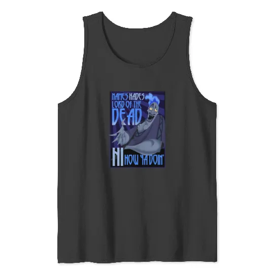 Discover Disney Hercules The Name's Hades Quote Graphic Tank Tops